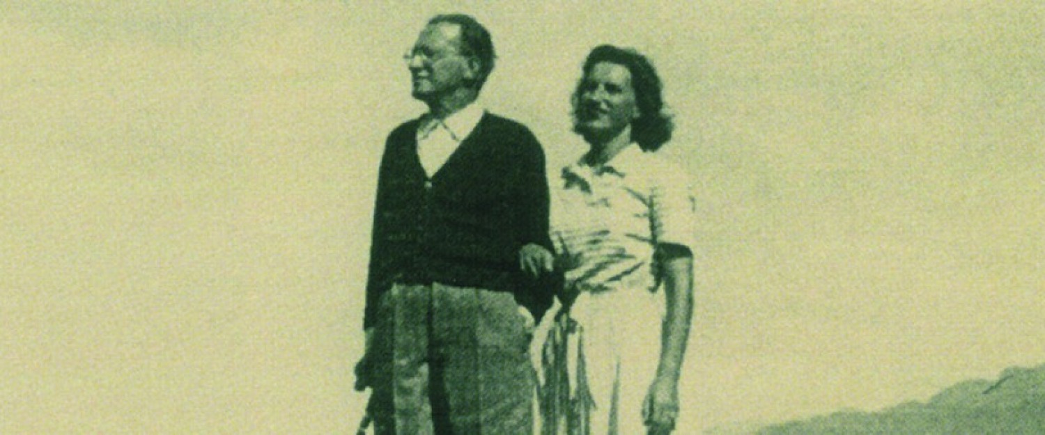 Maria Romana De Gasperi con il padre slide